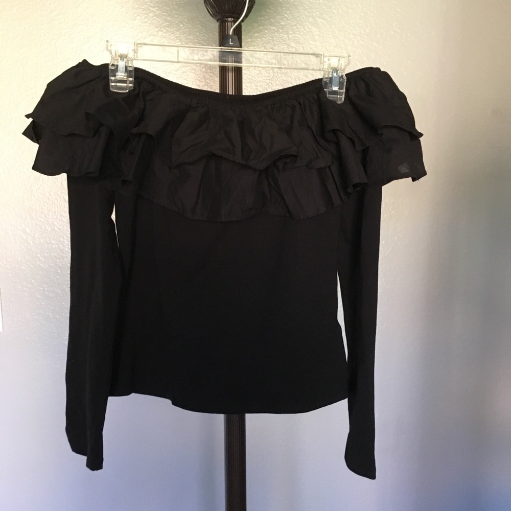 Off-the-Shoulder Ruffle Top - Picture 2 of 3